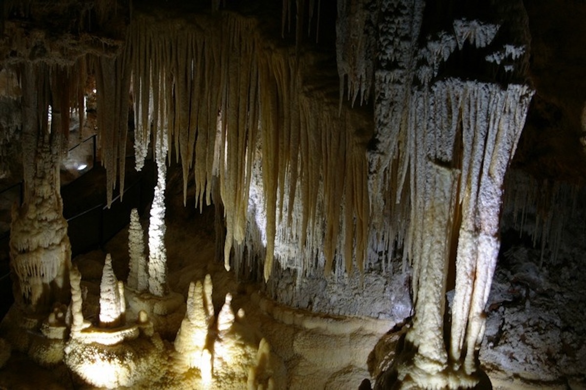 La grotte de Clamouse dans l'hérault près de Frontignan