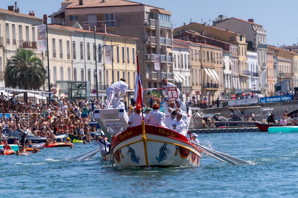 Festivité à Sète et La St Louis avec le Tournoi de Joutes